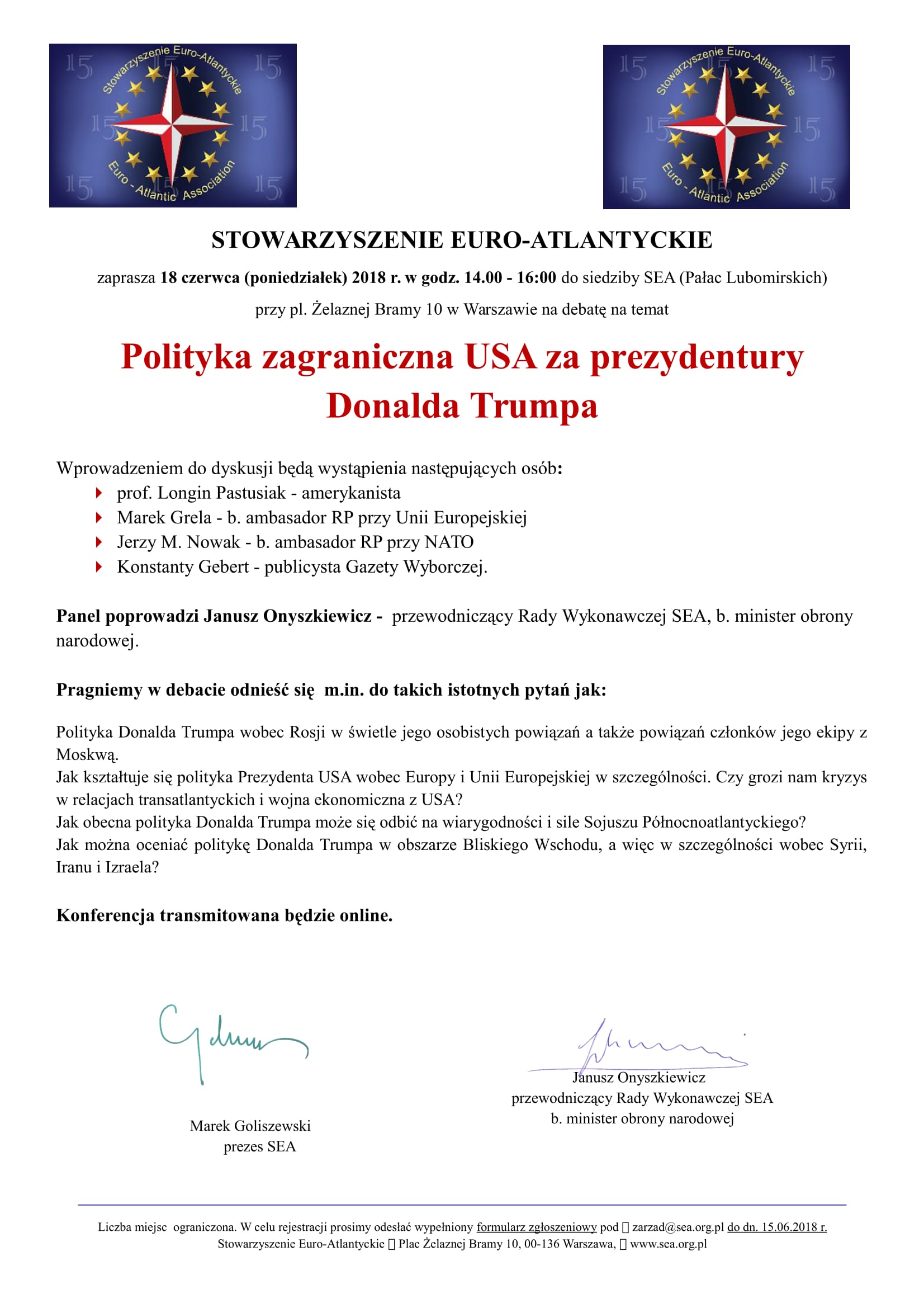 Sea Polityka Zagraniczna Usa Za Prezydentury Donalda Trumpa
